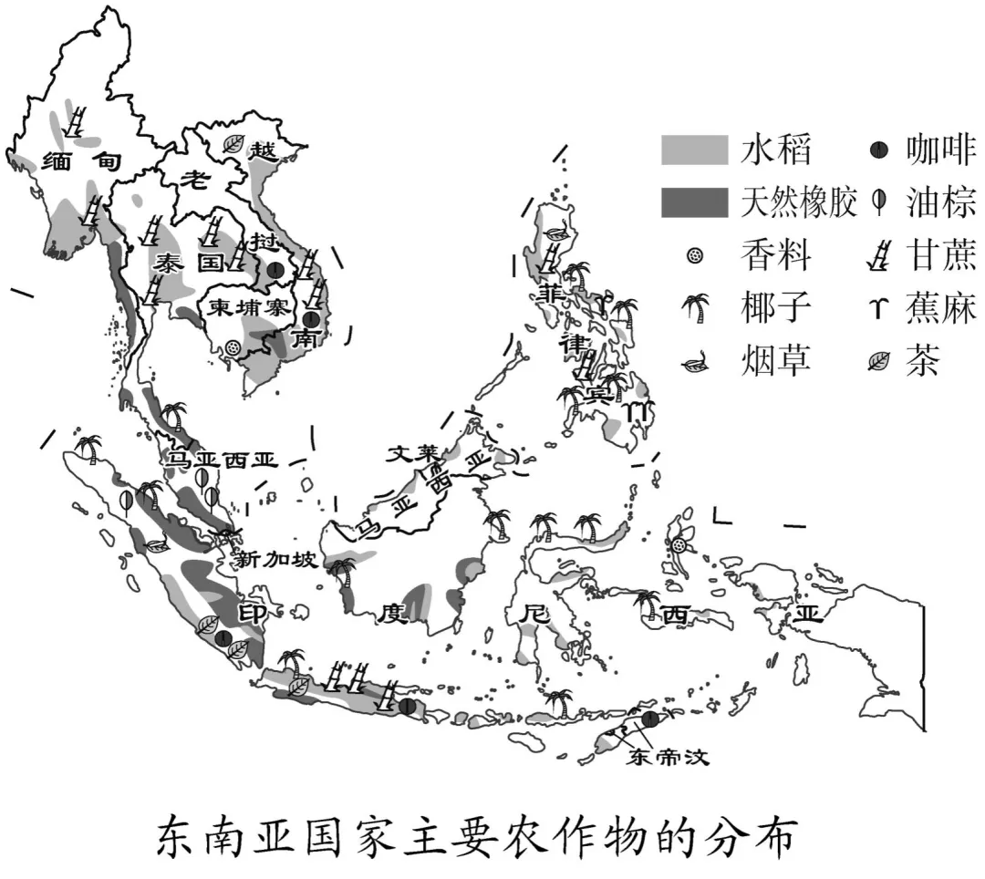 东南亚区域图手绘图片