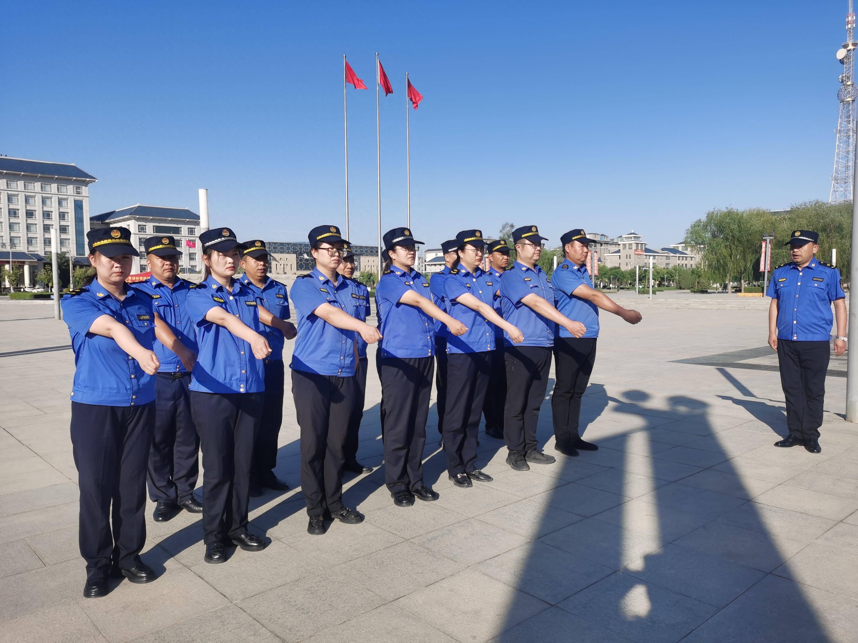 高台:岗位大练兵 城管展新风