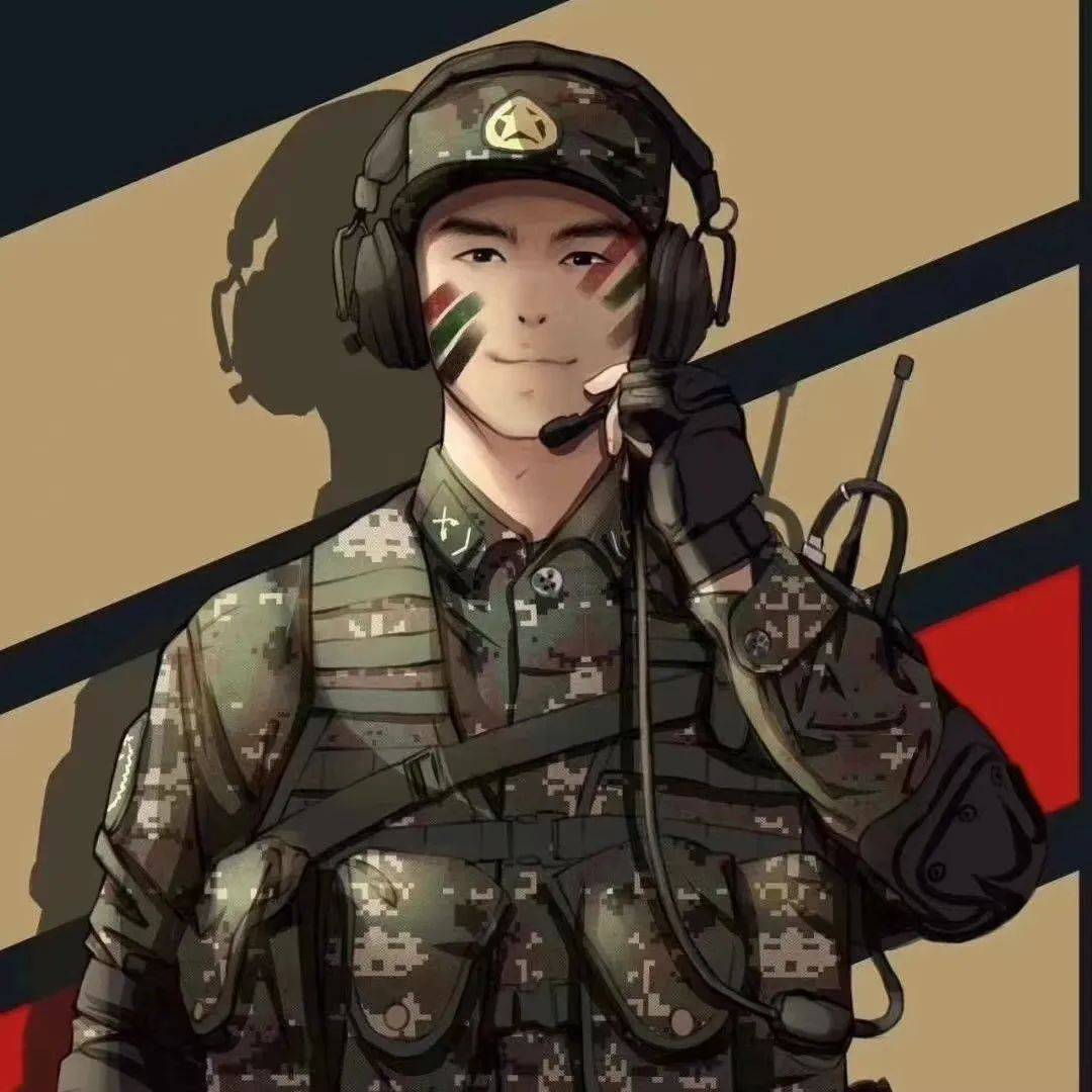 军旅头像!