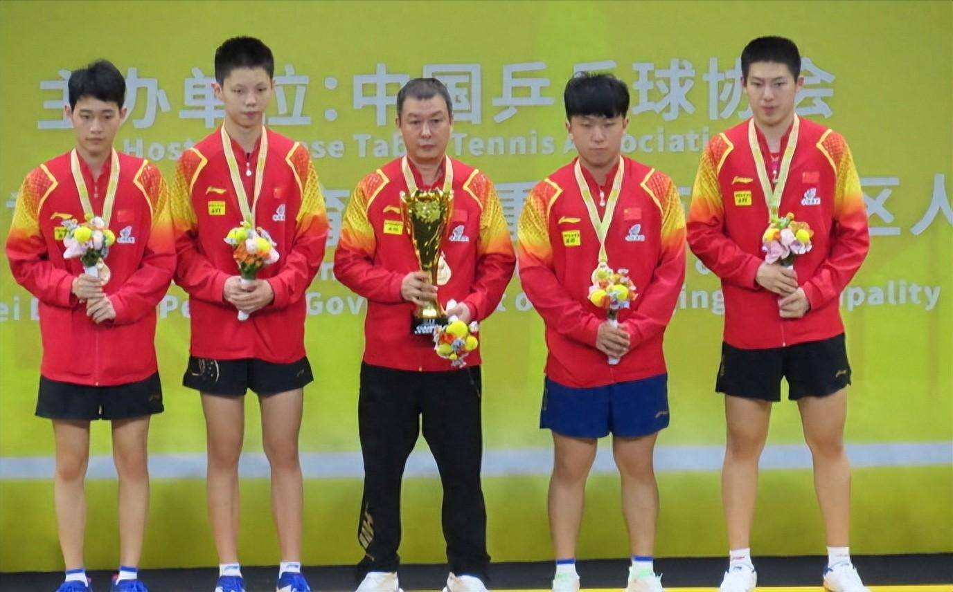 u19男子团体比赛,中国队派出温瑞博,陈俊菘,王楷博,孙杨等4名球员参赛