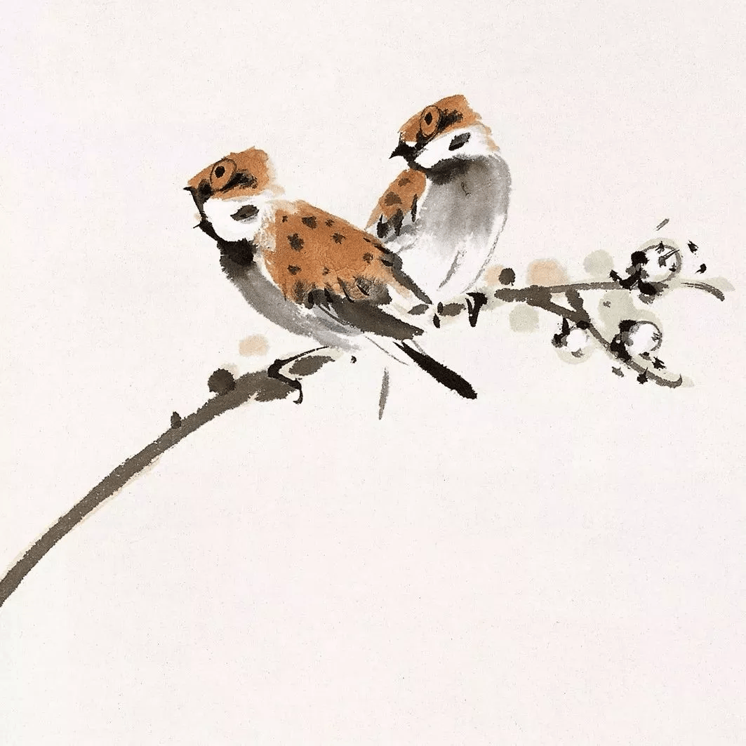 小写意花鸟画70幅,大师手笔,令人心旷神怡!