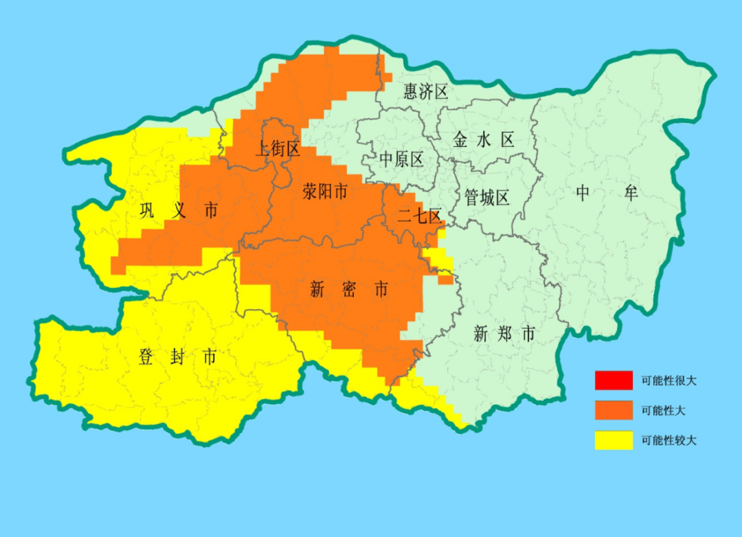 郑州市最新区域划分图图片