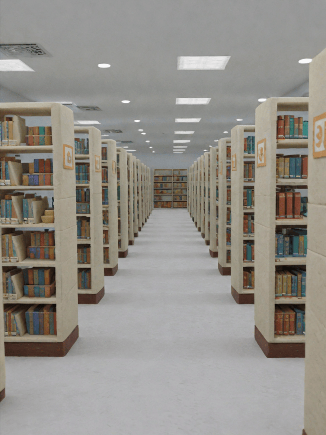 图书馆变成安静而美丽的地方在黏土滤镜的奇幻视角下0276向右滑动