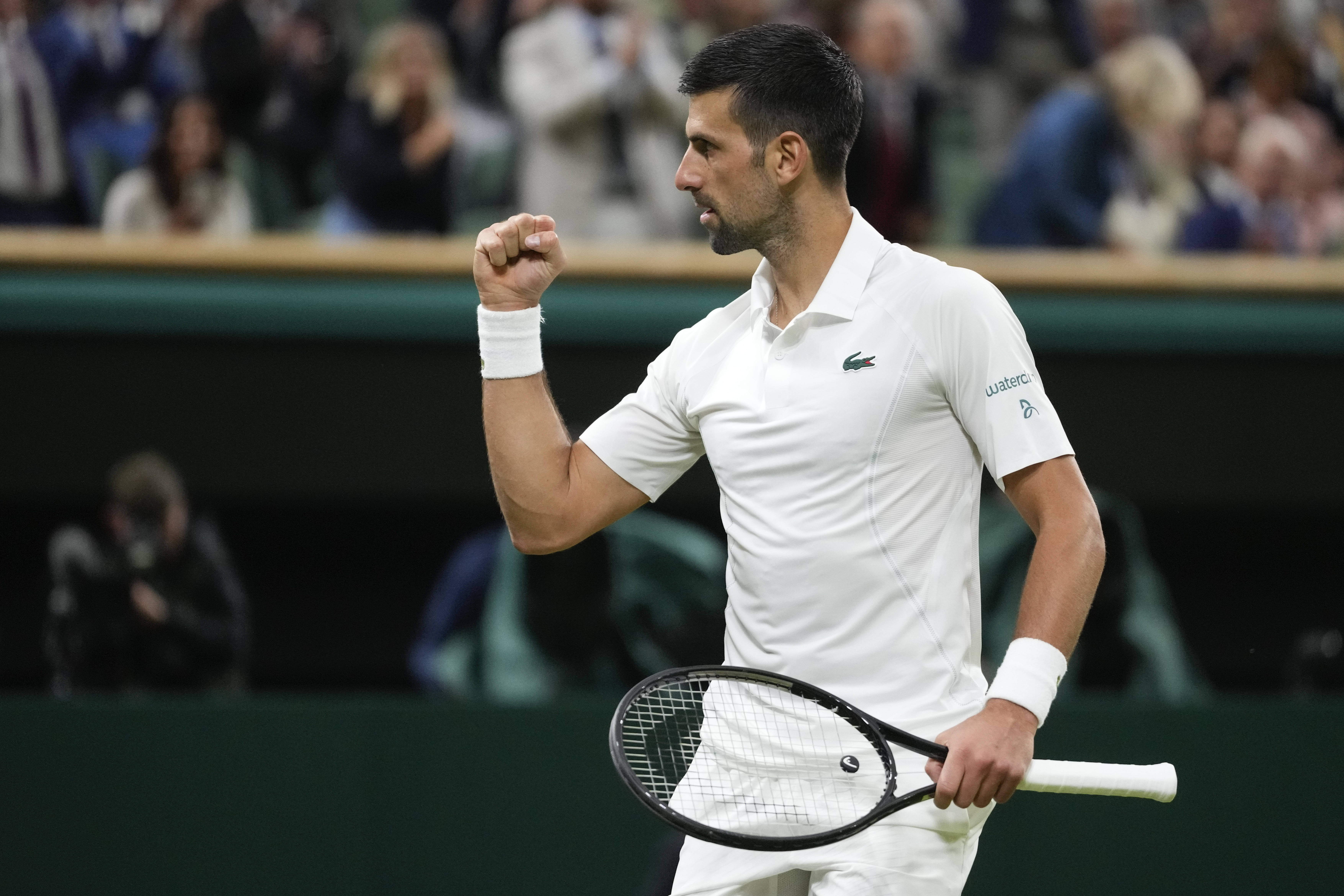 网球——温网:焦科维奇晋级男单八强