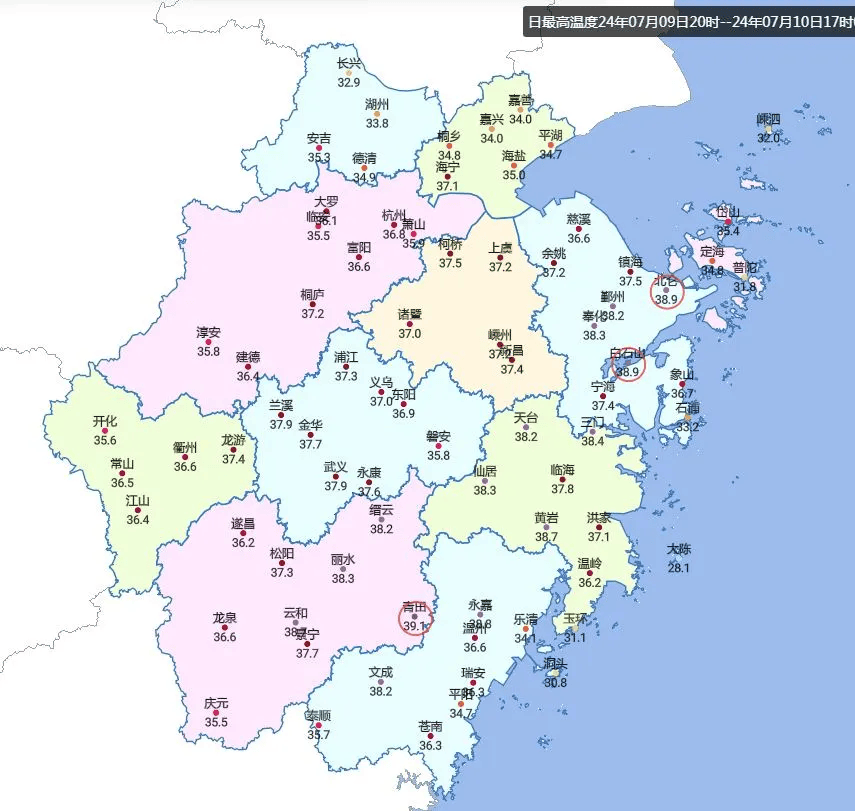 预计7月11日白天,湖南大部,江西,浙江大部,福建,广东大部,广西东北部