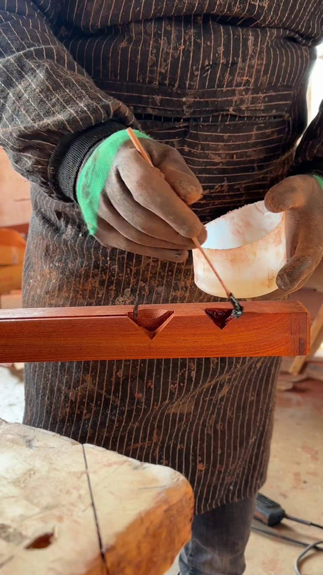 圆形 博古架¹真材实料 制作过程 好产品分享