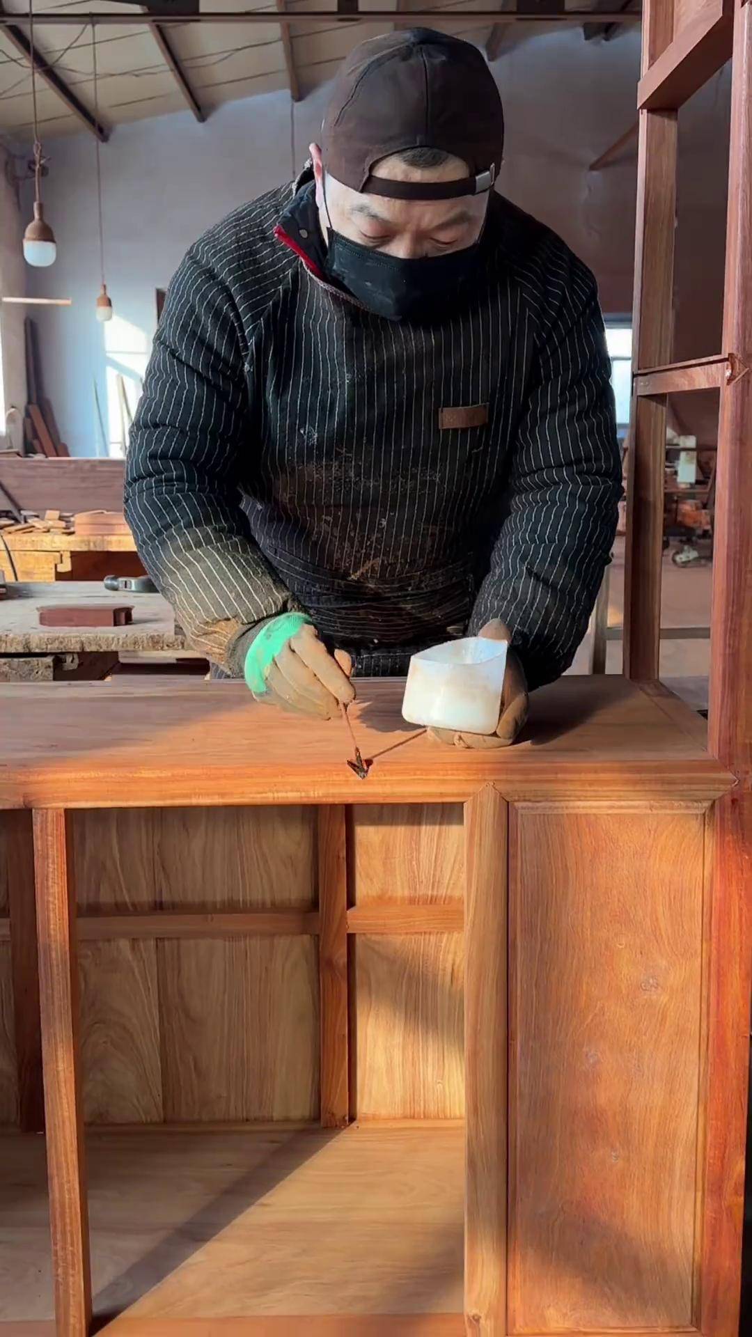 好产品分享 真材实料 制作过程 博古架组装