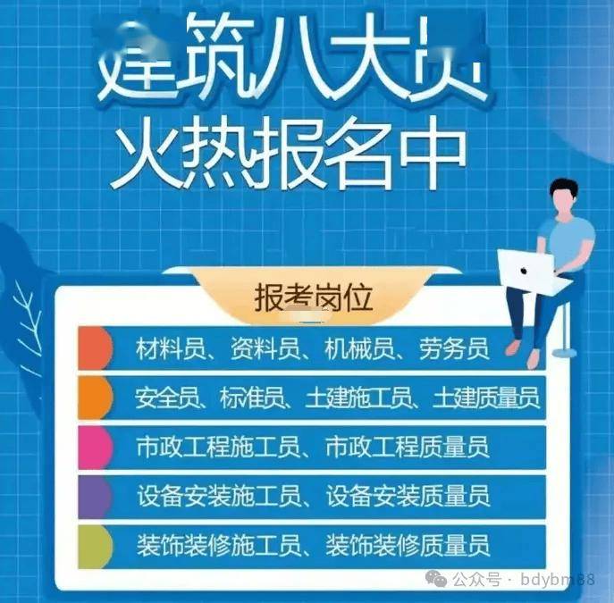 24年建筑八大员在哪里报名,报名条件是什么?