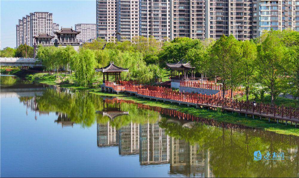 将泗洪历史文化,人文特色,都市景观相融合,精心打造滨水生态美景