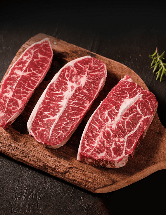 【澳洲原切和牛m5霜降板腱牛排】158元秒杀2斤赠2袋黑胡椒海盐!