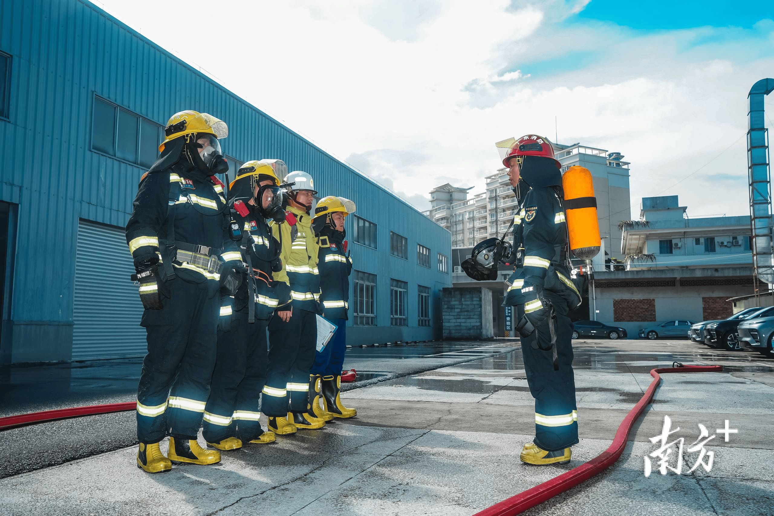 南城街道开展机动车维修行业安全生产应急救援演练