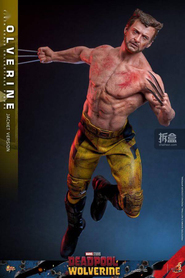 hottoys 死侍与金刚狼 制服特别版 金刚狼爆衣战损 1/6可动人偶