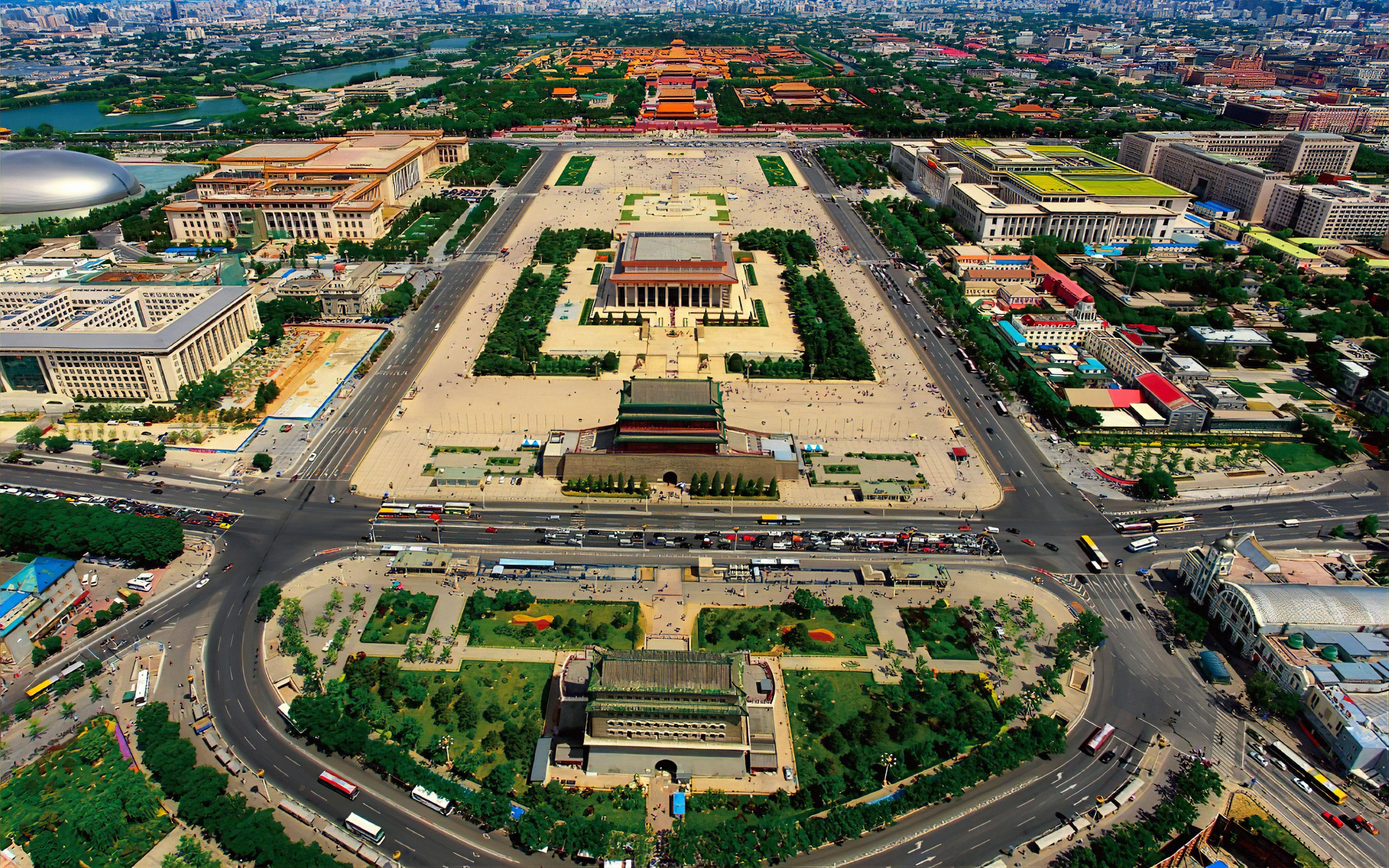 北京中轴线鸟瞰图图片