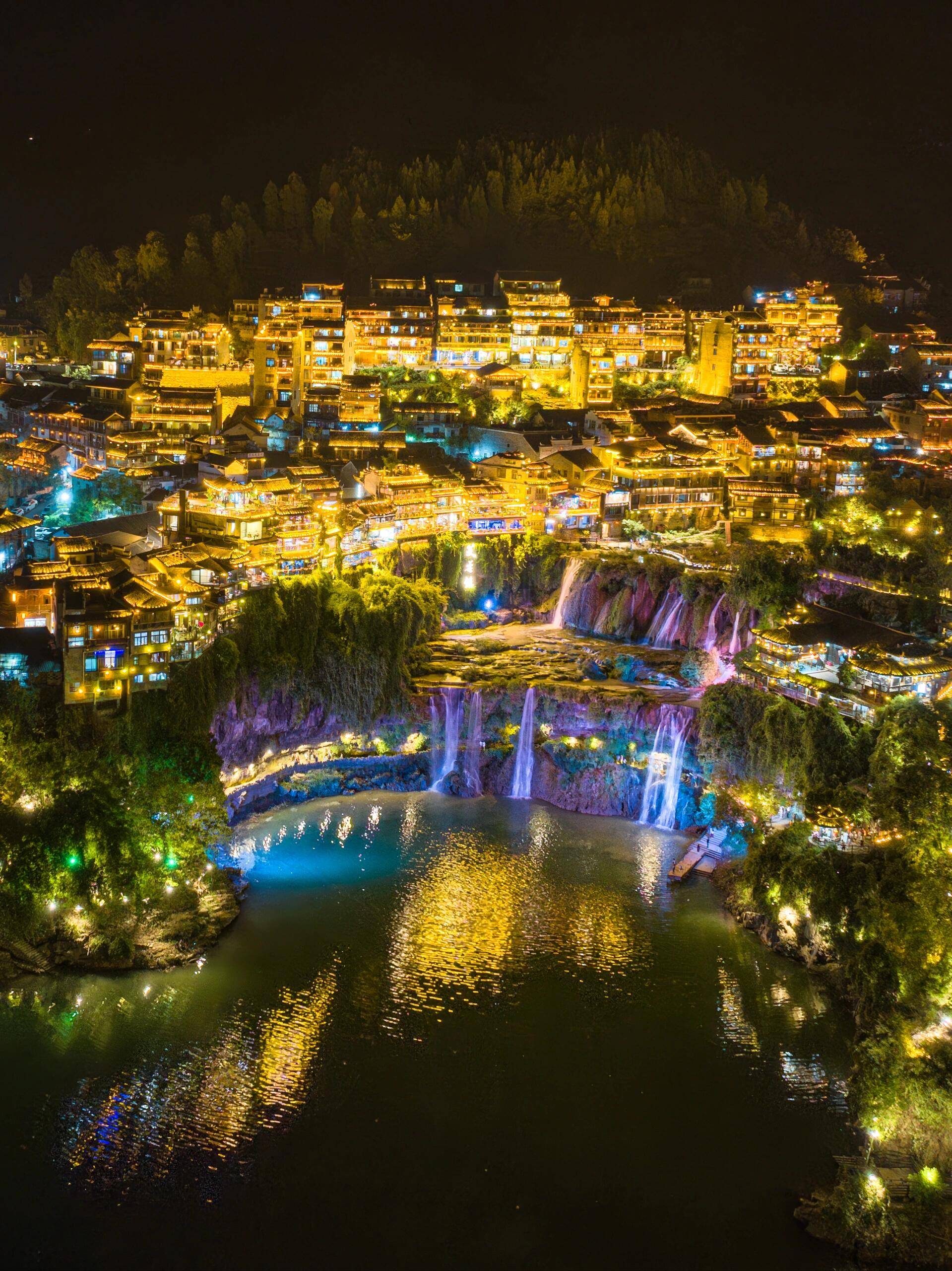 张家界夜景图片图片