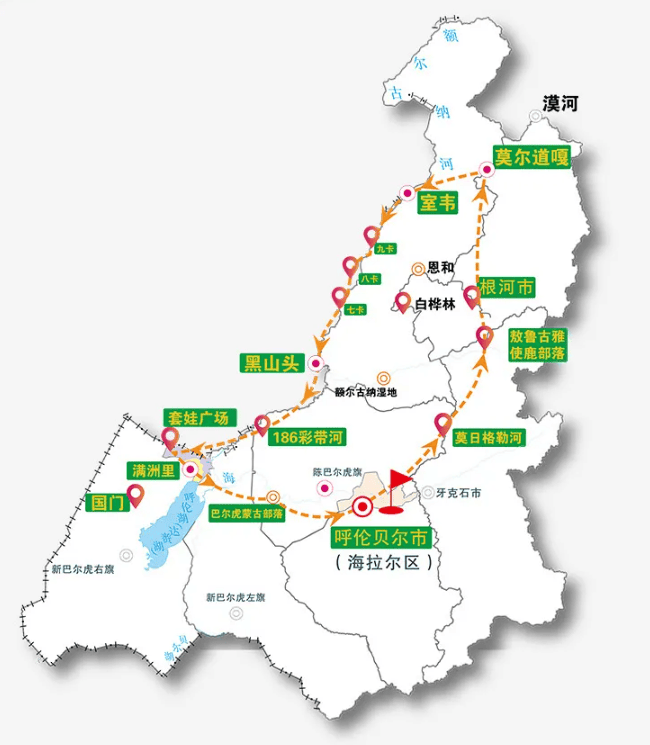 内蒙古科尔沁草原地图图片