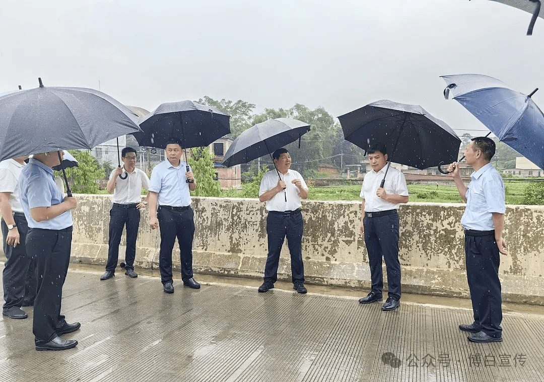 党万坚到博白县调研督导九洲江水环境综合治理工作