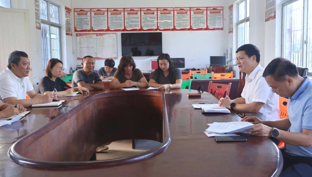 程江洪到龙滚镇河头村委会党支部督导软弱涣散基层党组织整顿工作