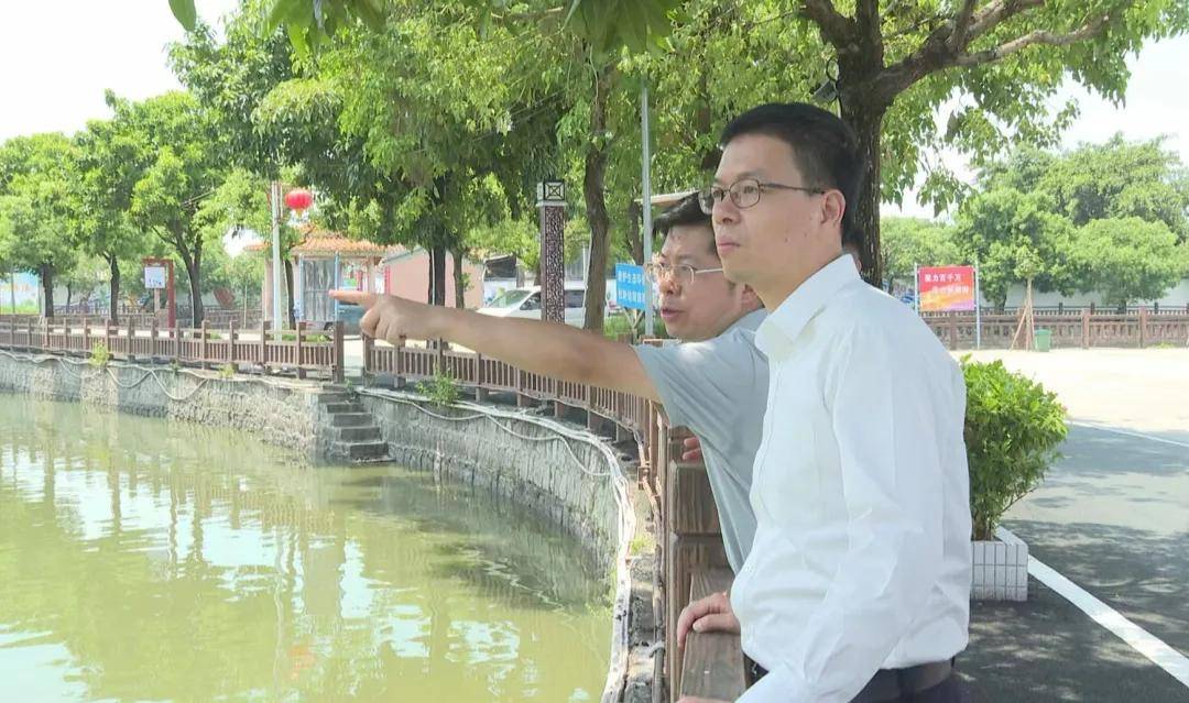 潮南区长带队到现场.