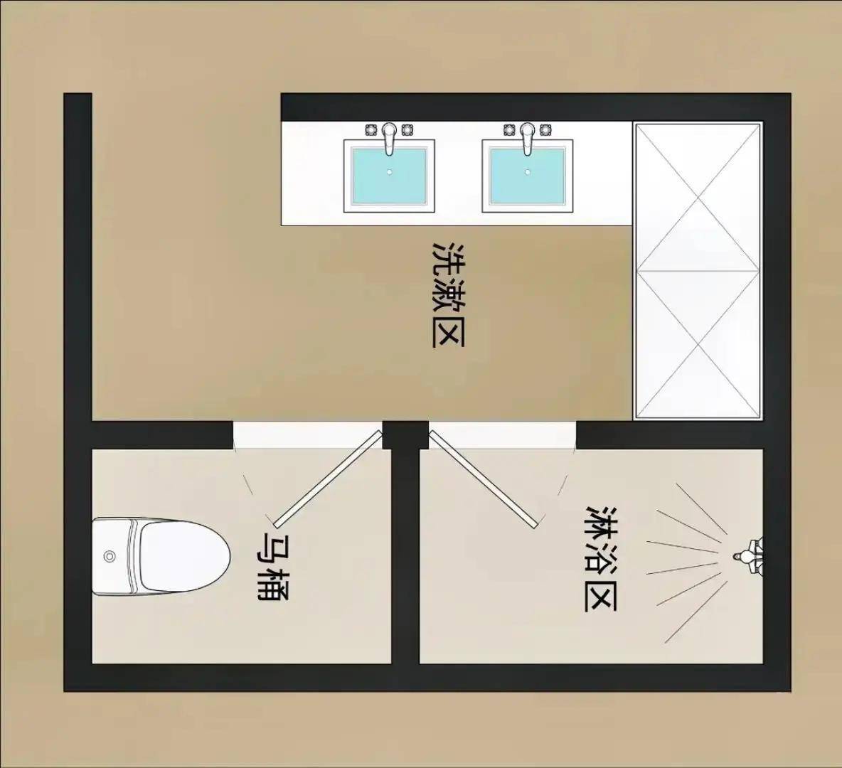 太阳能洗澡间的设计图图片