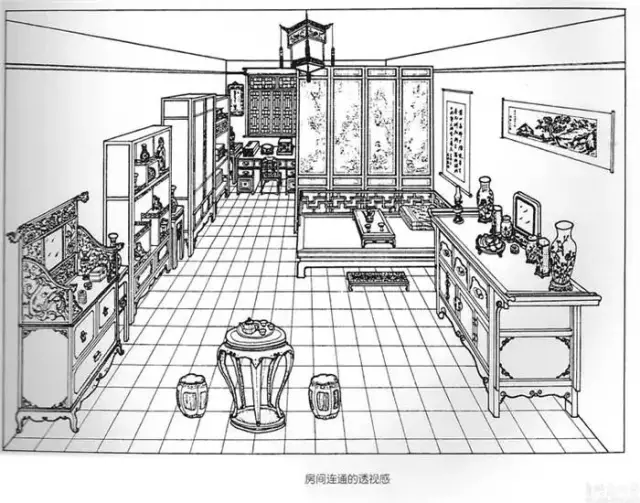 明代四合院内部结构图图片