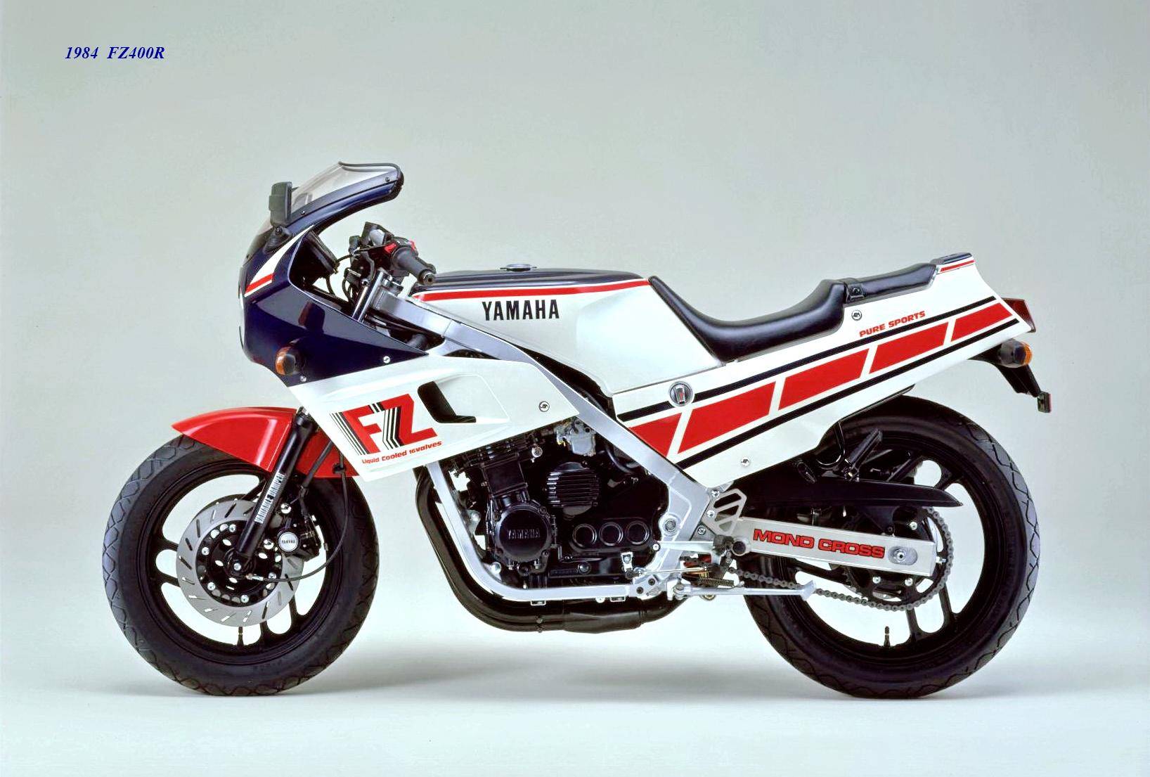 车型历史图库yamaha四气缸中型街车fz400系列