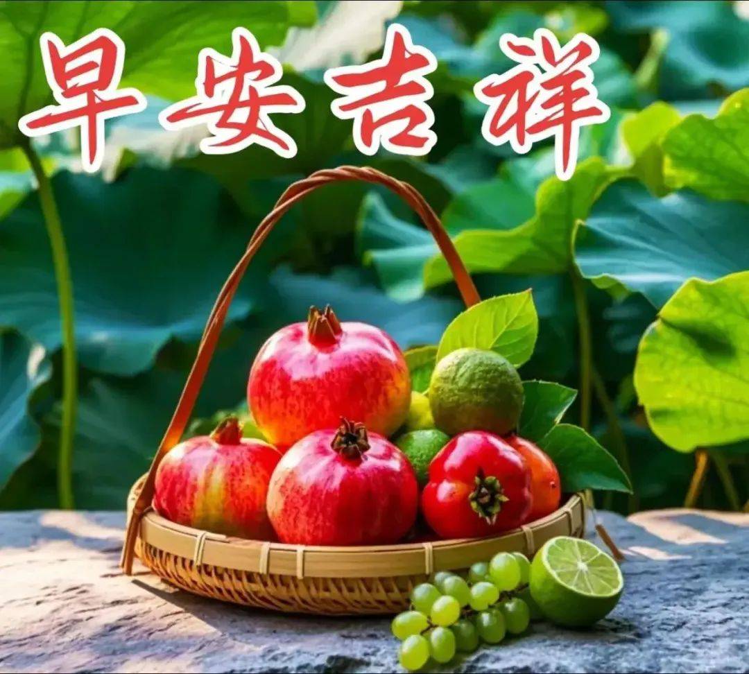 早安吉祥图片 健康图片