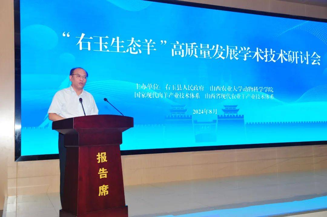 政企"合作助推"右玉生态羊"产业高质量发展情况朔州市人民政府副市长