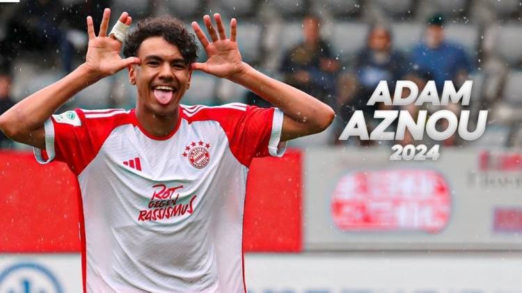 记者:18岁左后卫阿兹努被拜仁看好,预计将在德国杯首发出场