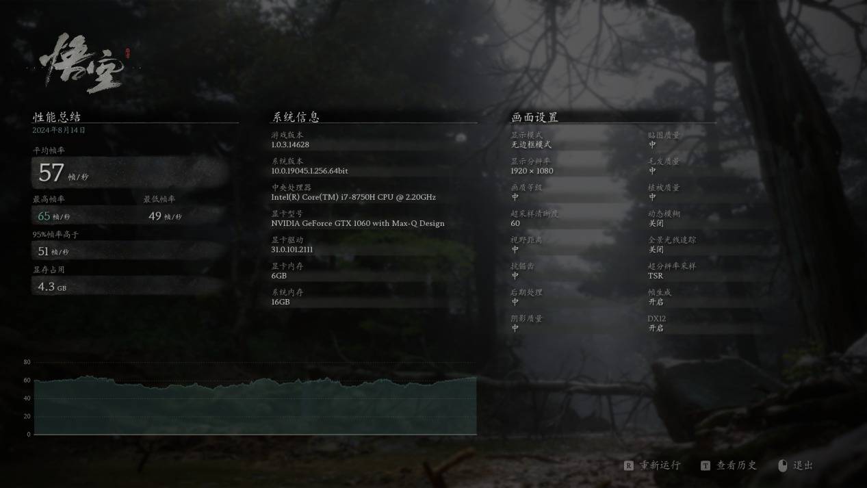廉颇老矣？GTX 1060游戏本不服来战，挑战《黑神话：悟空》运行“底线”