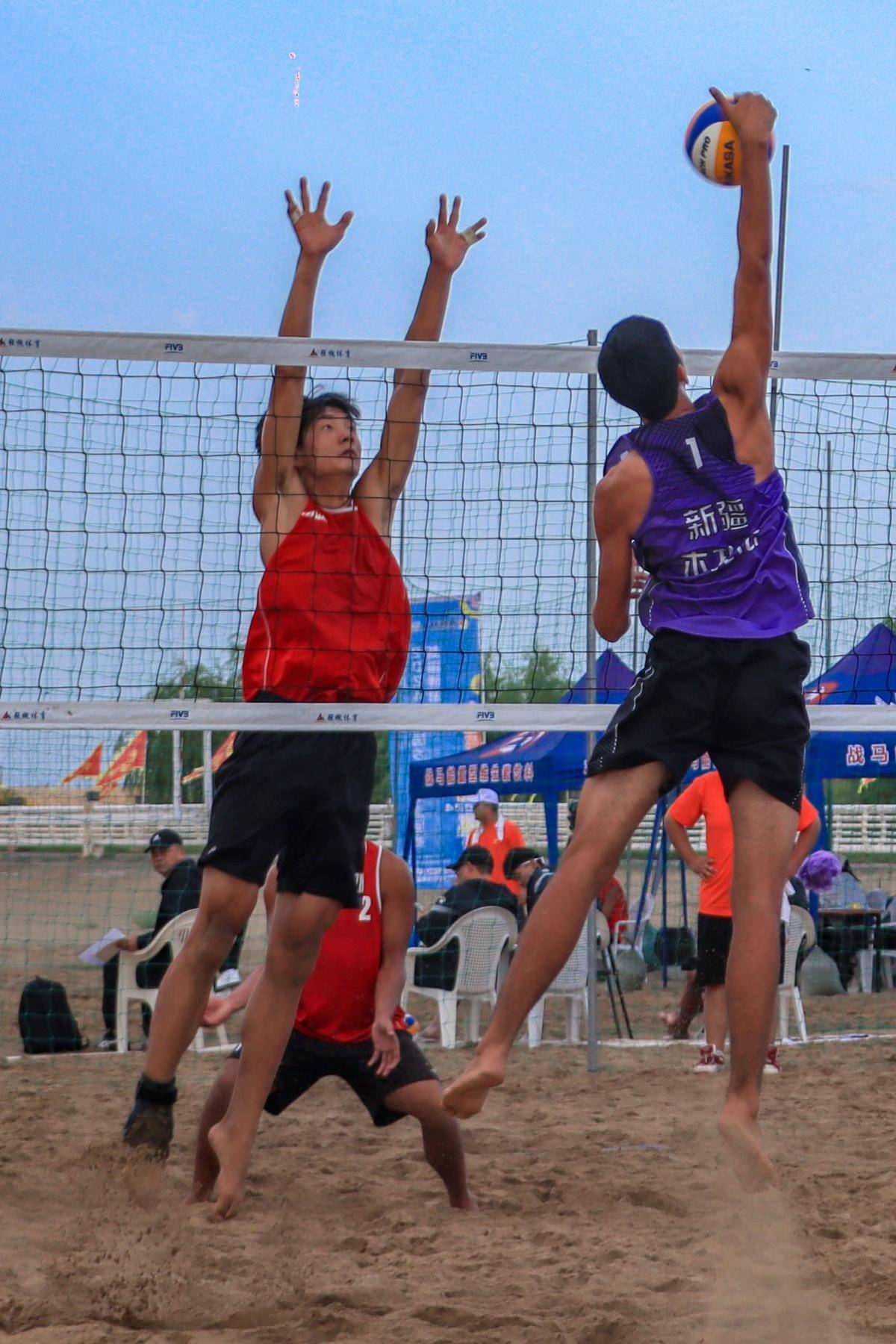 "体彩杯"2024年全国沙滩排球巡回赛(新疆博湖站)火热开赛