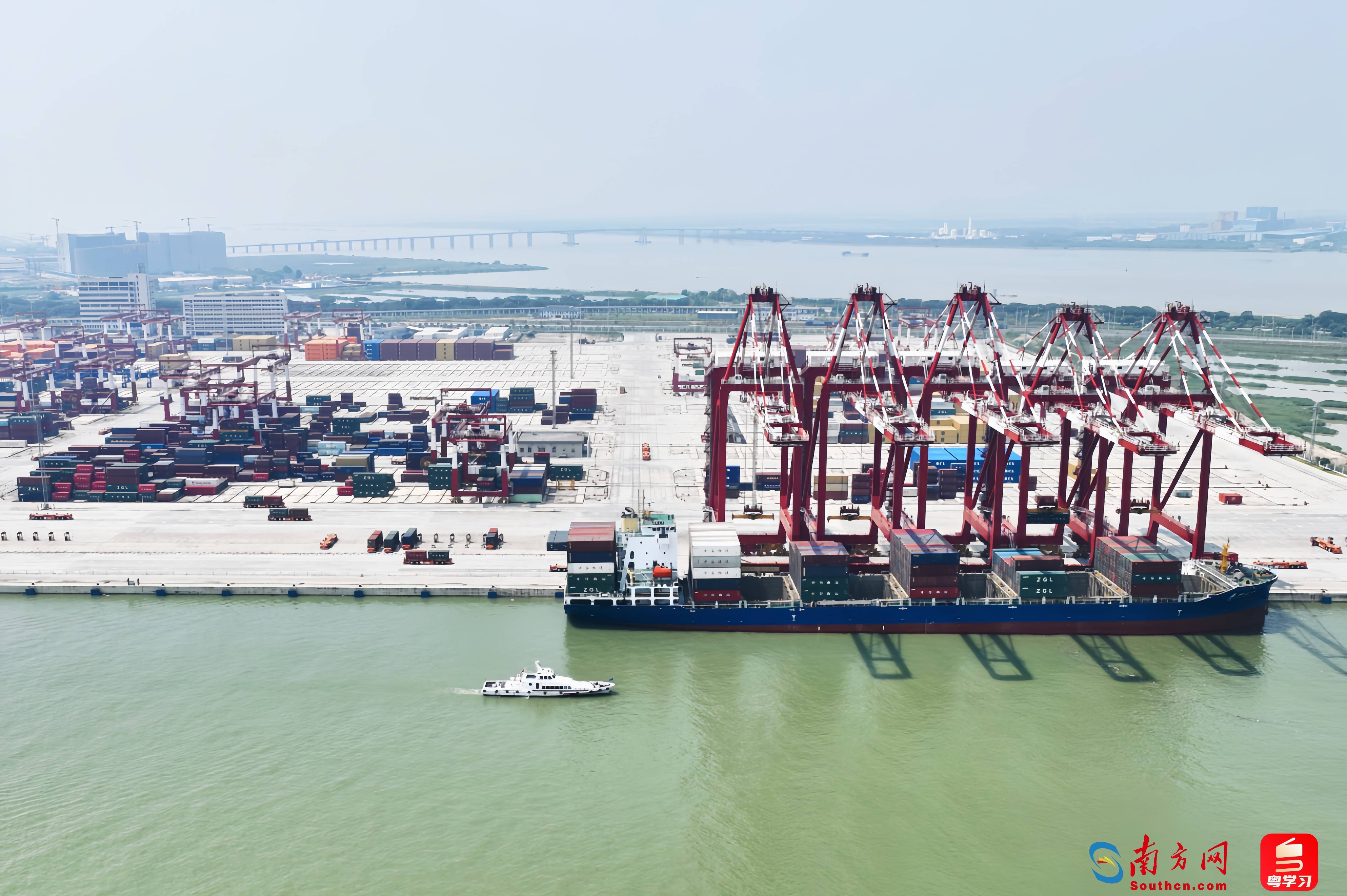 半天装卸2400个集装箱!广州南沙全自动化码头拥有这个"超级大脑"