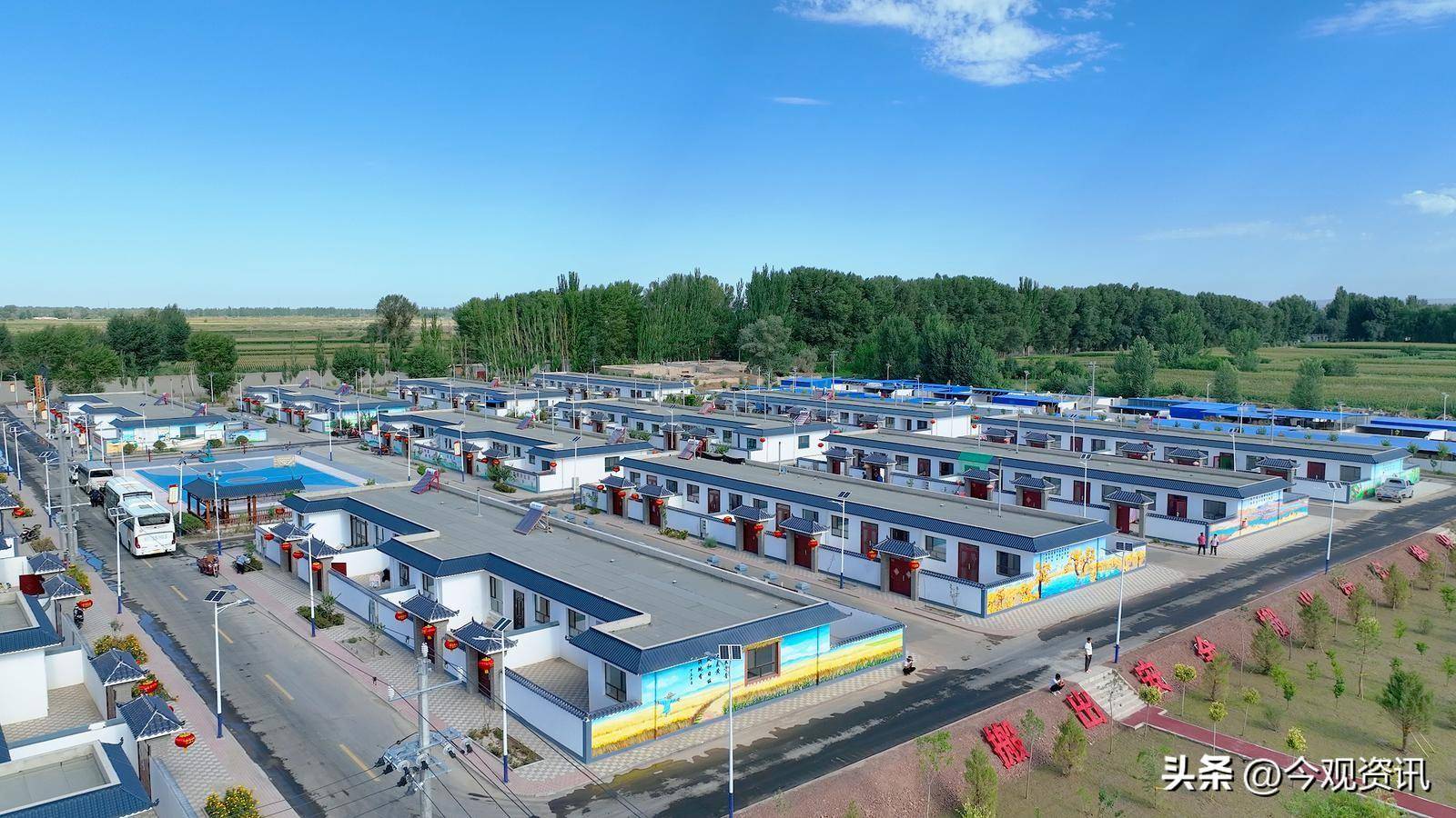 扮靓人居环境 塑造乡村振兴之"形"金塔镇的林果产业,大庄子镇的西甜瓜