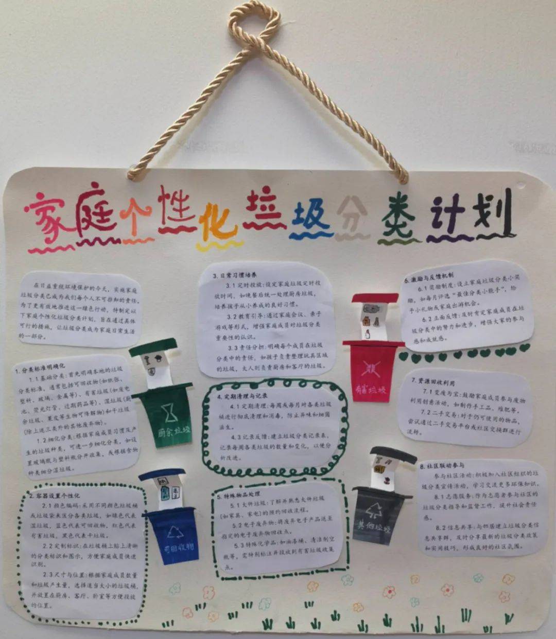 【校园】亲子共筑绿色梦想 | 实验小学暑期垃圾分类活动_环保_家长