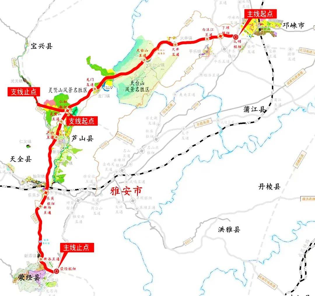 雅西高速公路地图图片