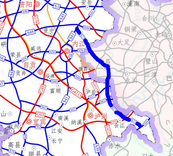 大内高速内江段图片