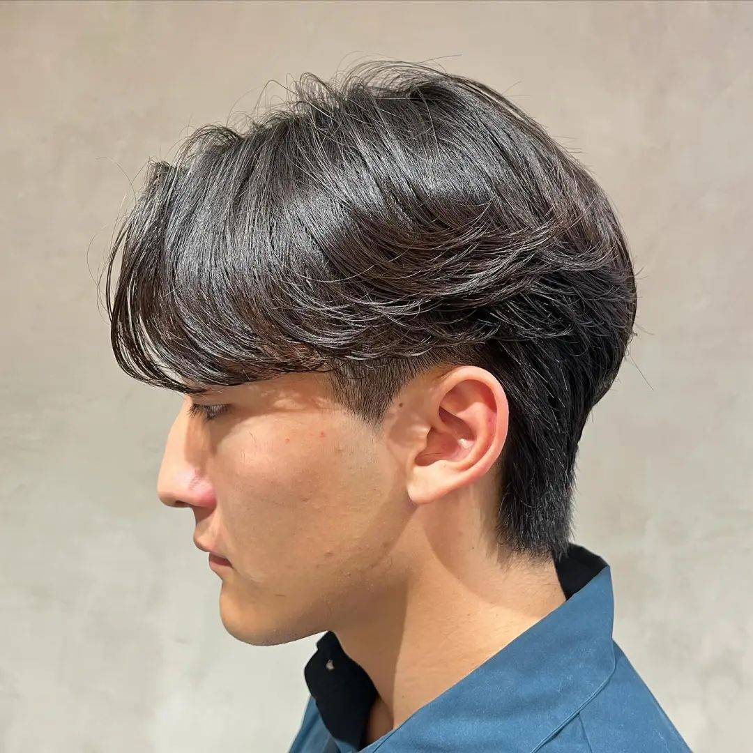 男士侧分发型