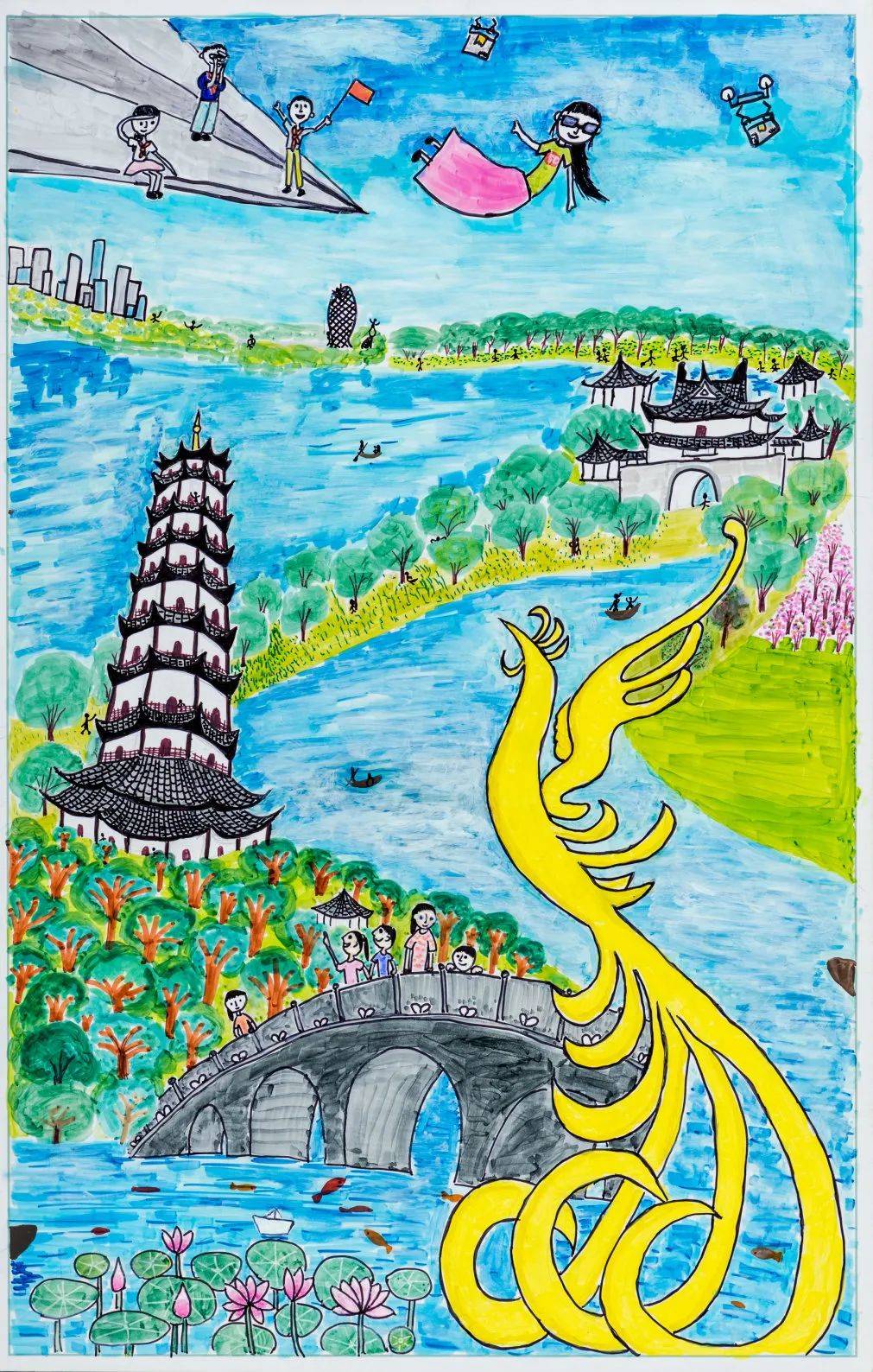 描绘出一幅幅内容丰富,设计美观的充分发挥自己独特的创造力和想象力