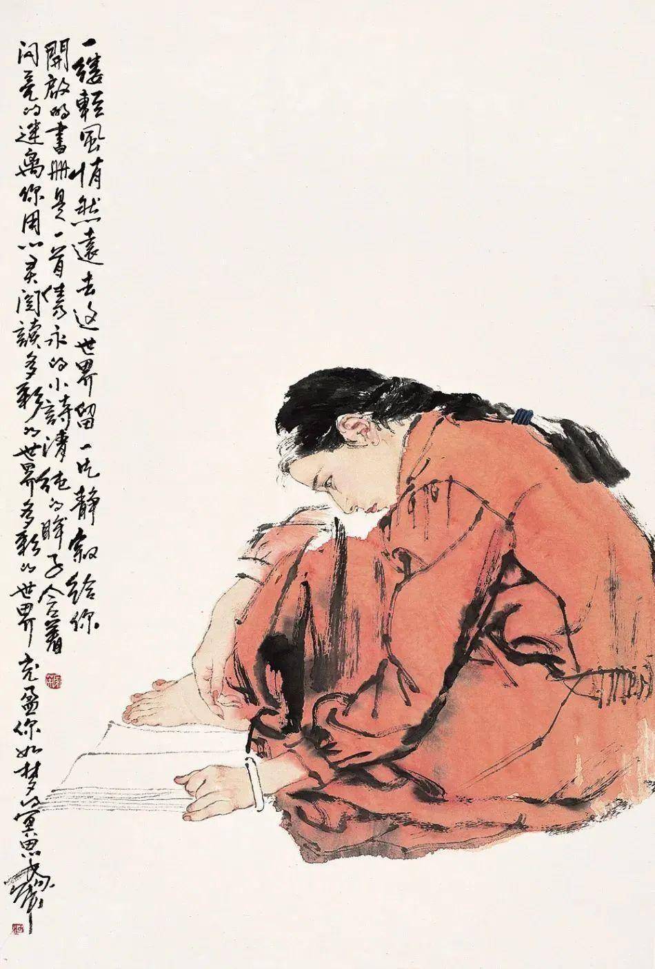 5cm×57cm 纸本水墨 2015年何家英 魂系马嵬魂系马嵬 局部何家英 米脂