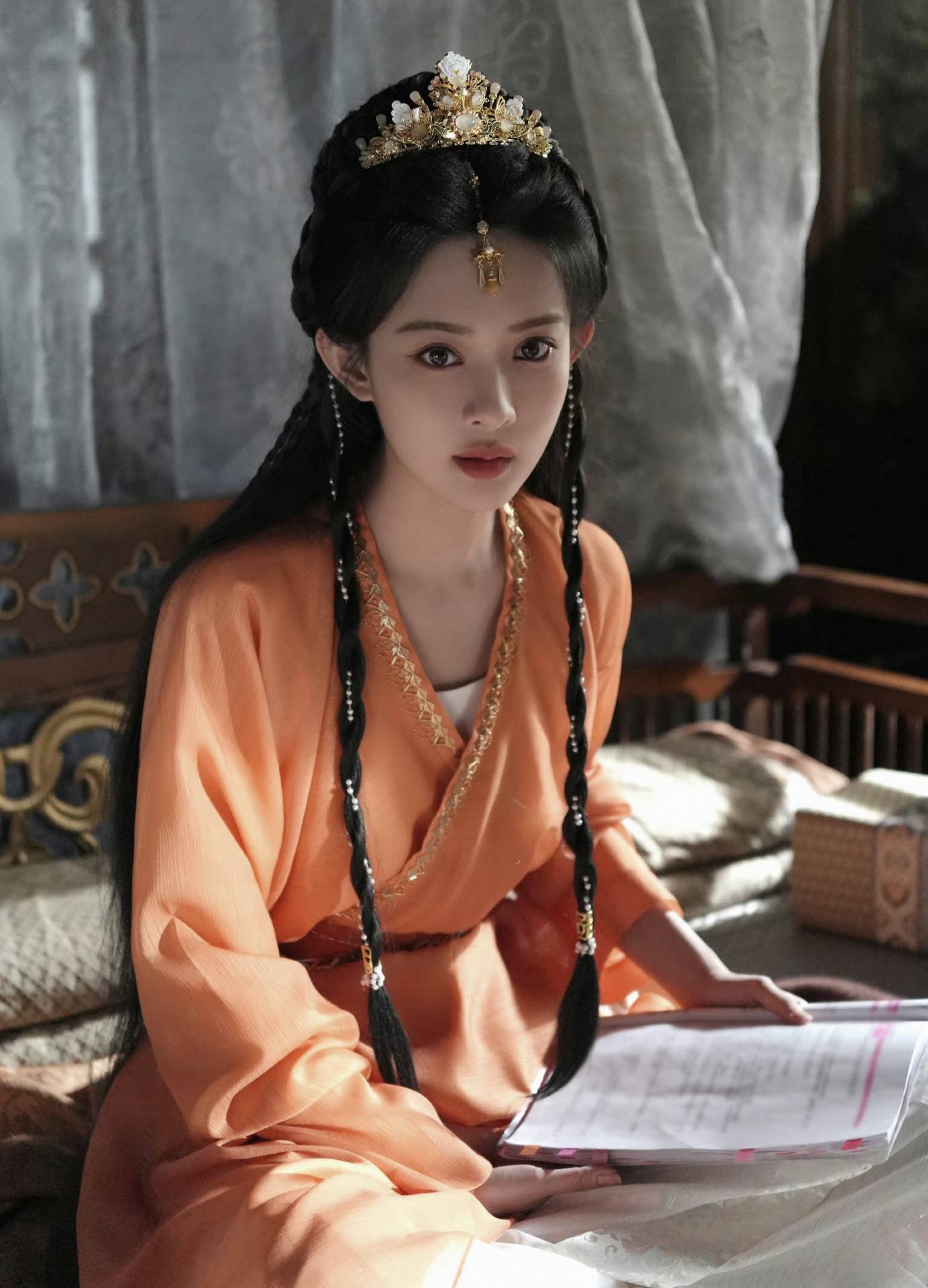 孟子义新剧《桃花映江山》杀青,网友:期待美丽的姜桃花!