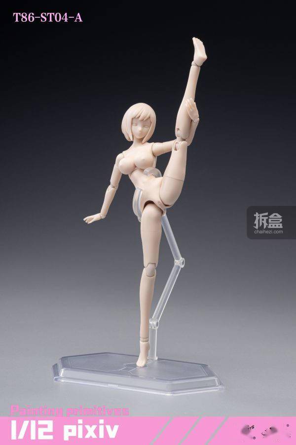 龙山重工 86toys 1/12 半包胶女素体可动人偶配件再版