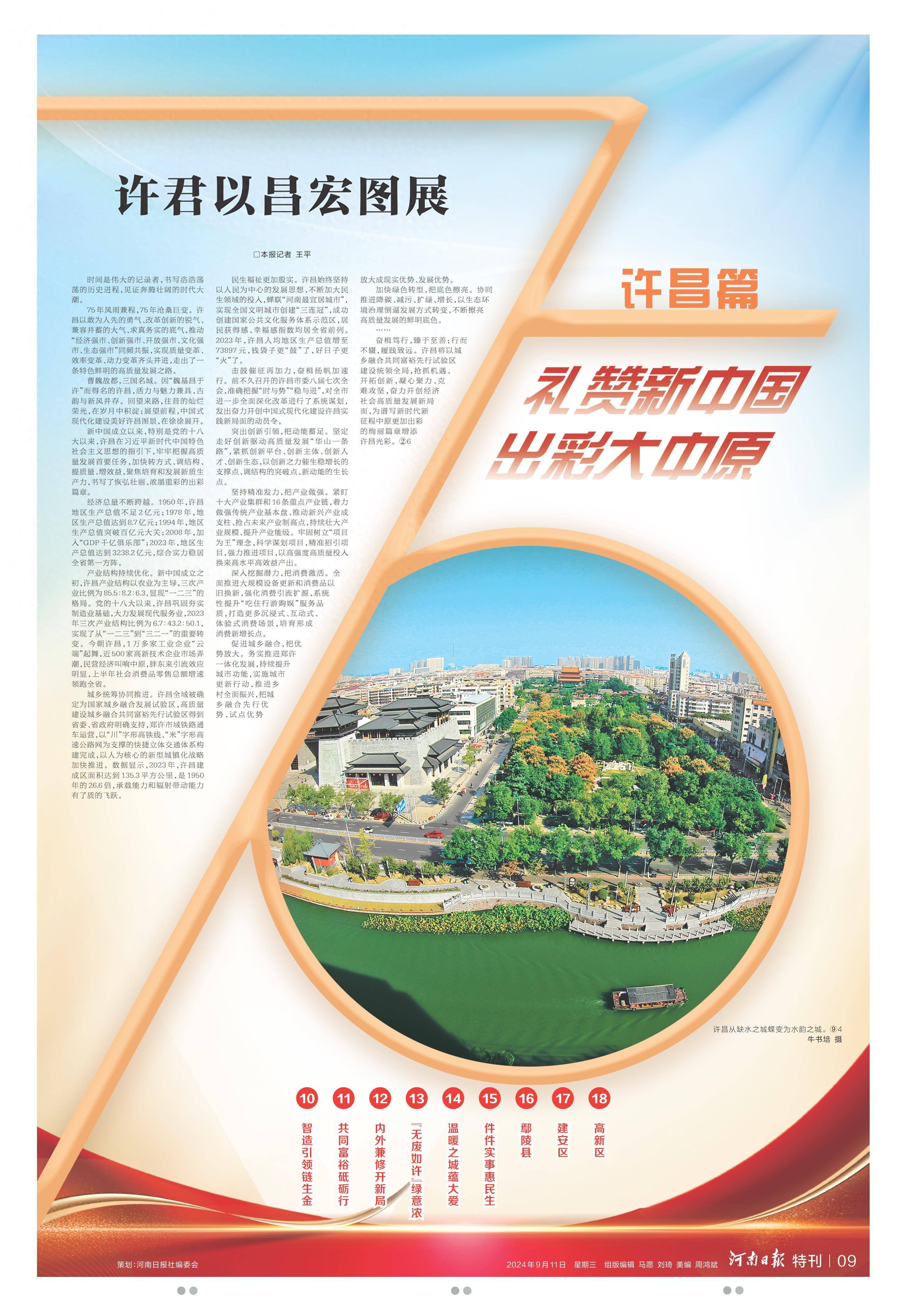 礼赞新中国 出彩大中原·许昌篇