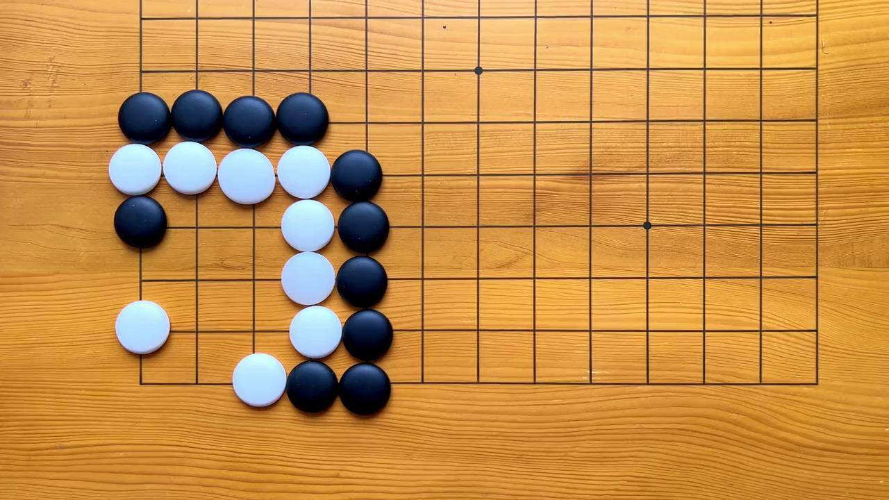 围棋意境 对弈图片