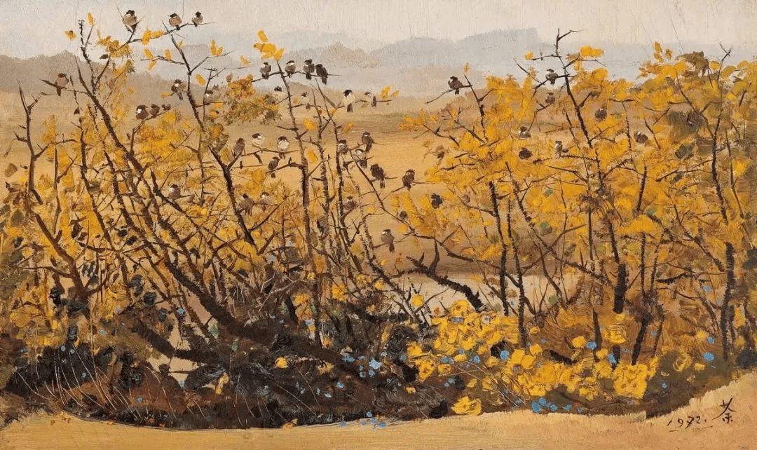 吴冠中 | 写意风景画_油画_cm_绘画