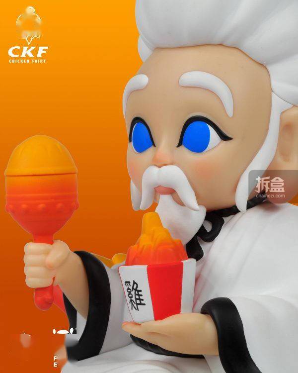 zcwo 鸡仙人 26cm kfc炸鸡 同人恶搞 潮流玩具手办