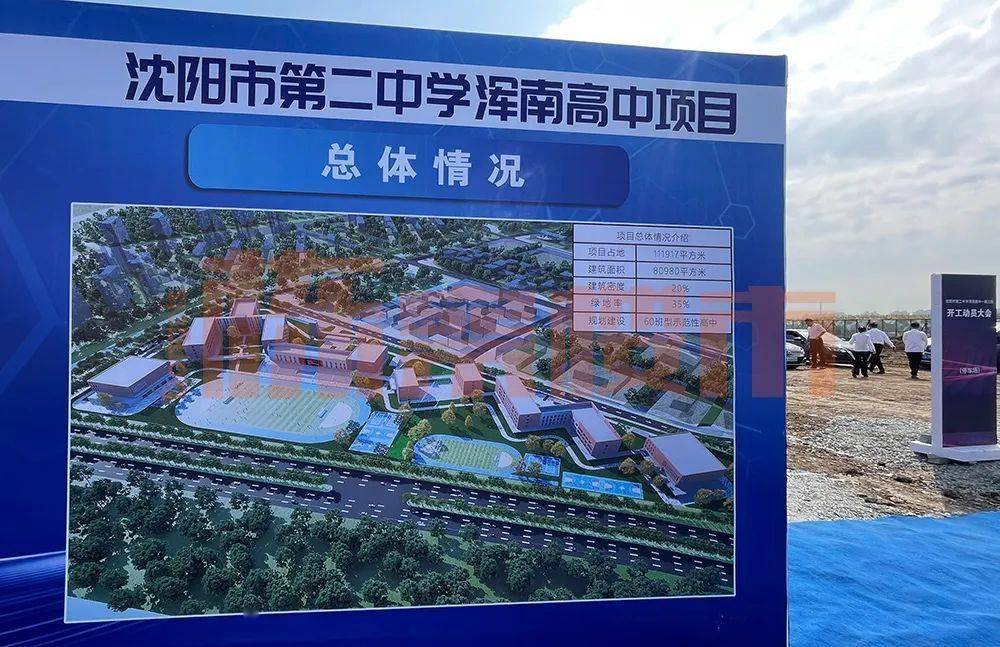 沈阳二中浑南高级中学正式开工!