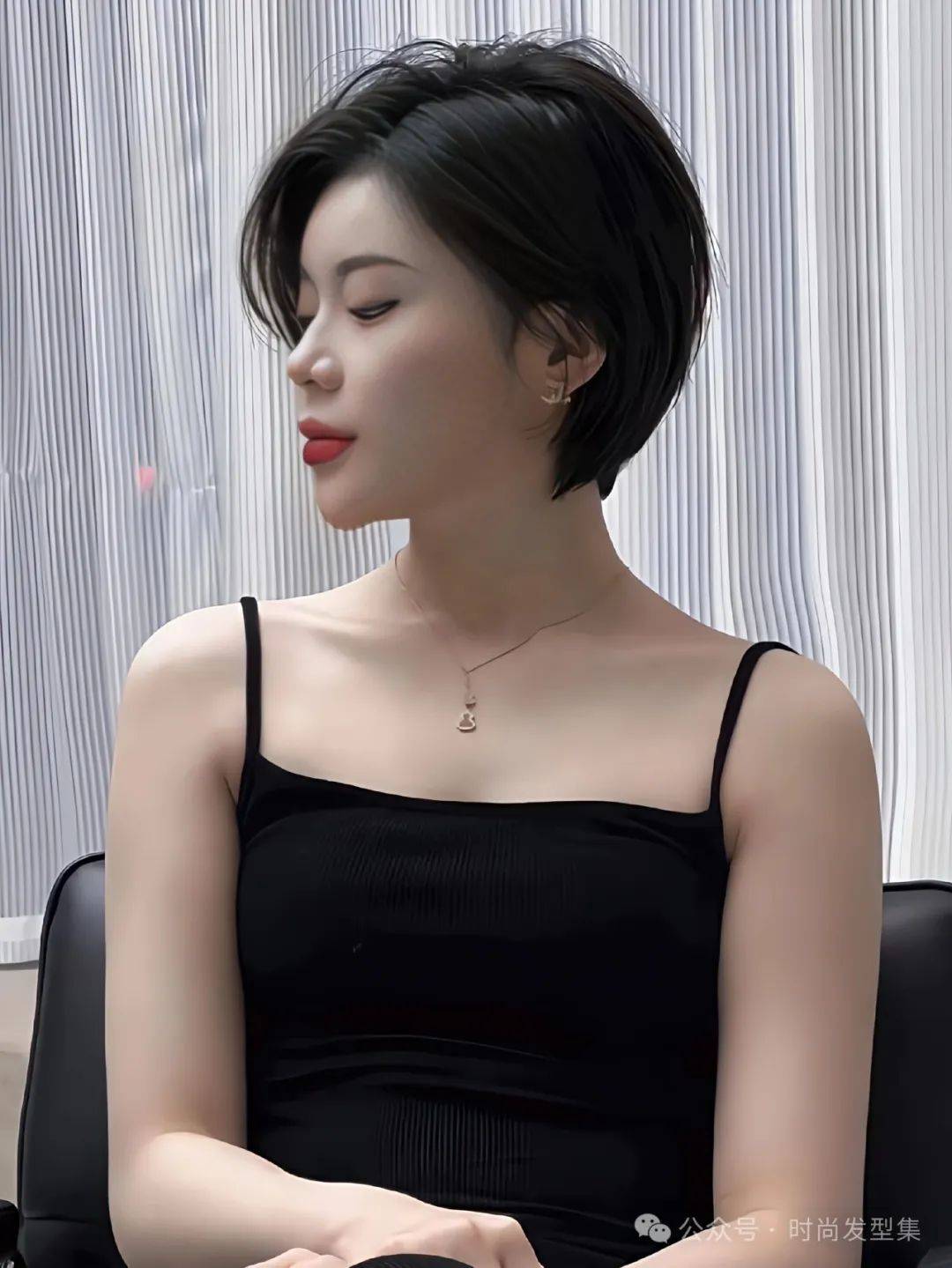 矮个子女生发型图片