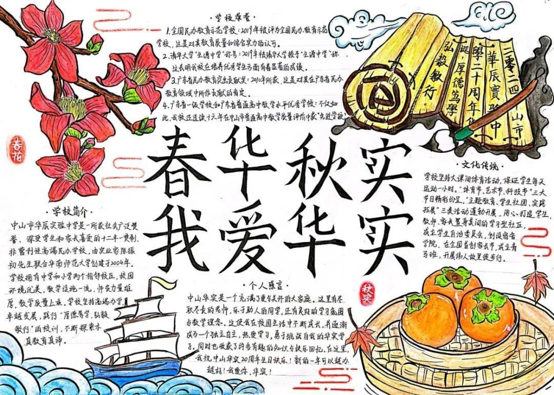 庆祝学校20周年校庆主题手抄报创作比赛
