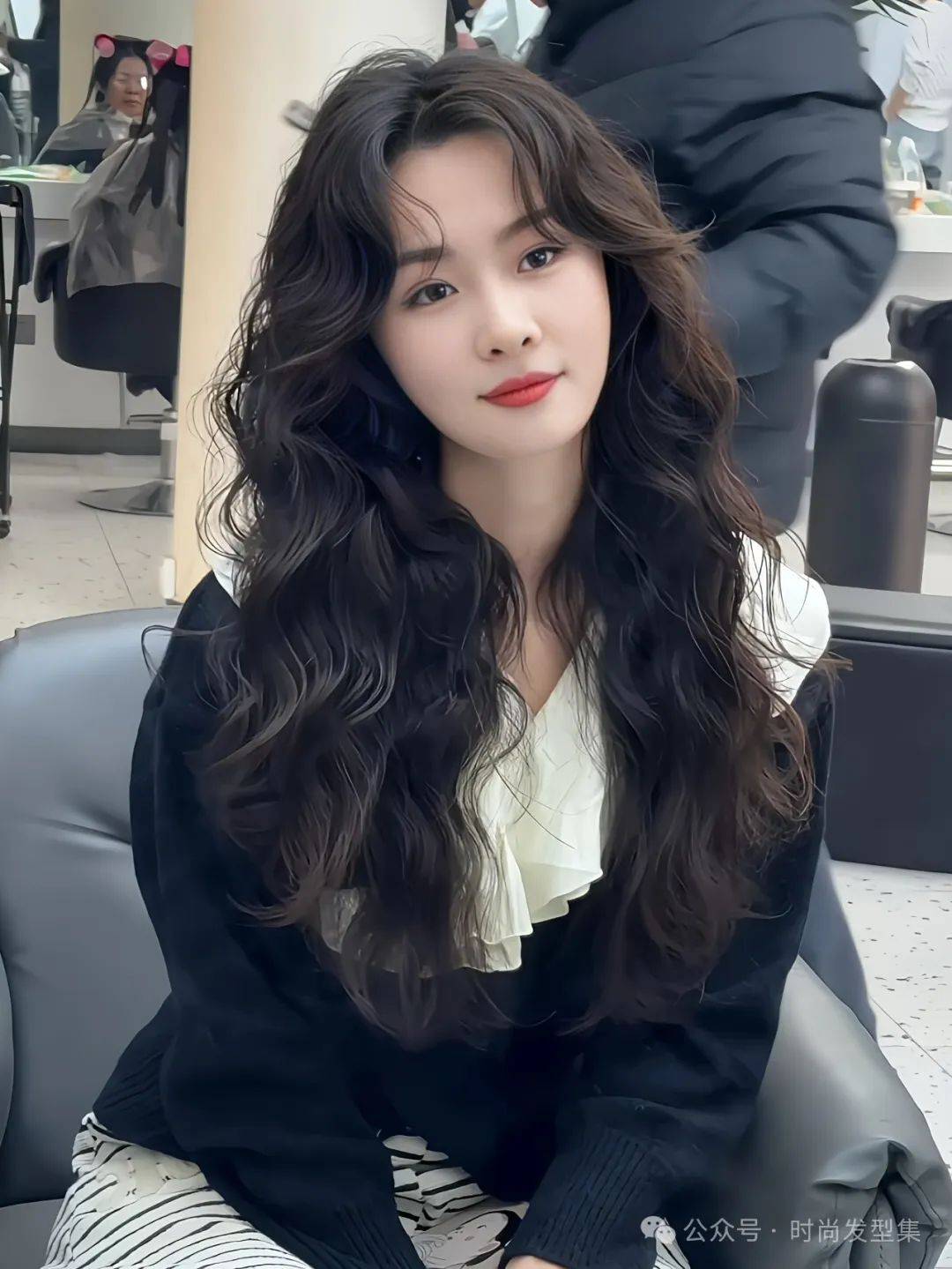 秋天"法式大波浪"卷发,氛围感天花板!