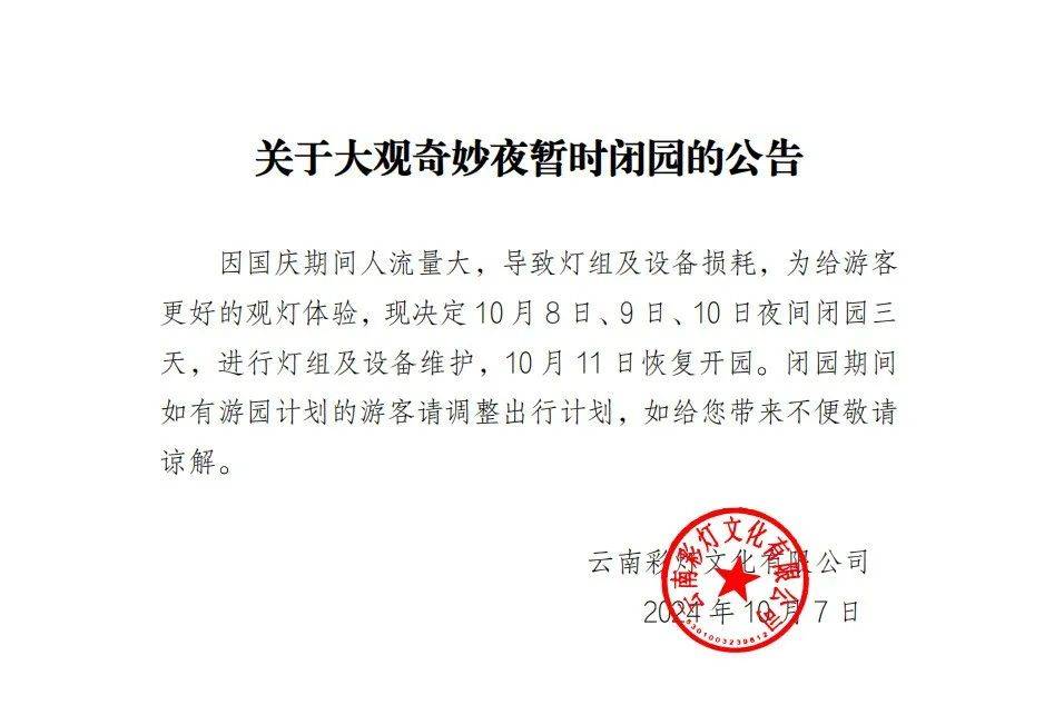 最新公告！昆明知名景点暂时闭园！