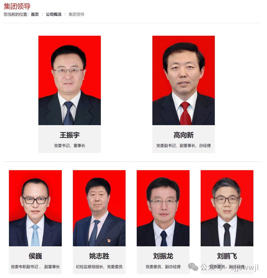 中组部现任领导名录
